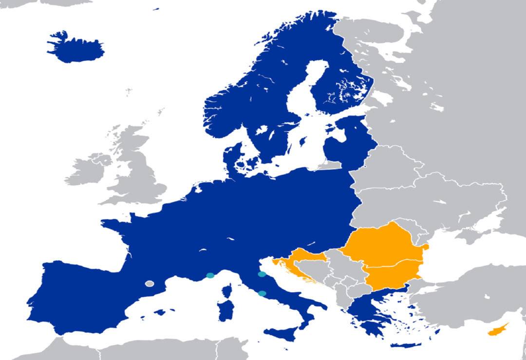 مطالبات بانضمام عضوية بلغاريا وكرواتيا ورومانيا لمنطقة الشينغن والنمسا ترفض