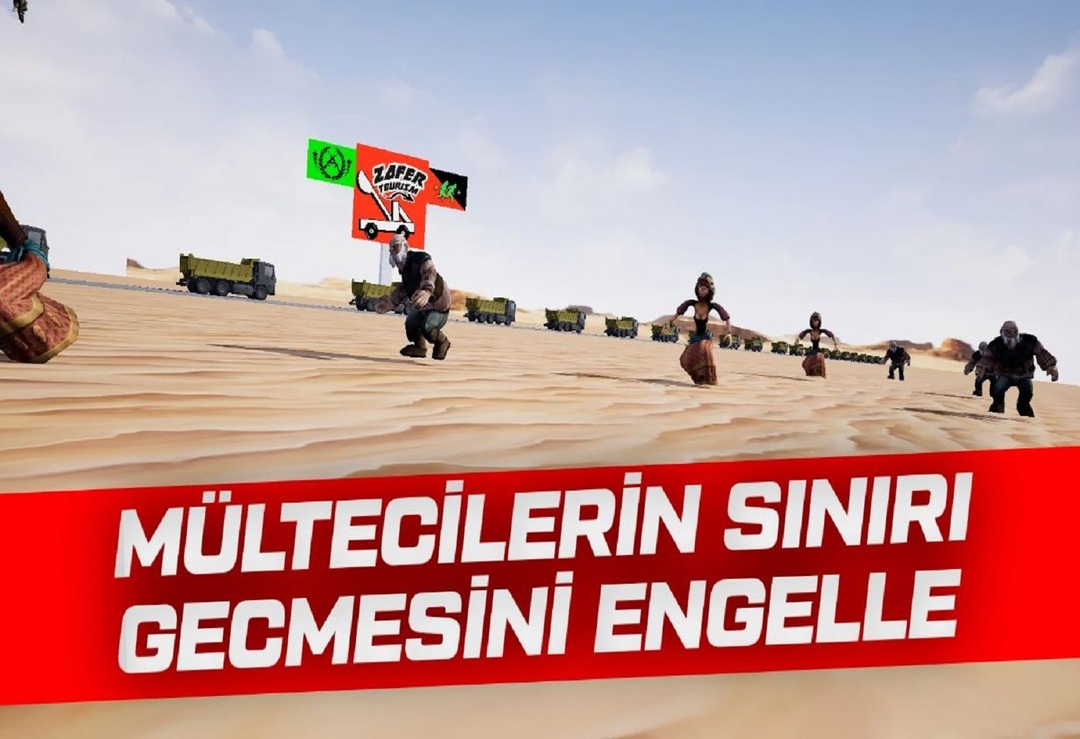 تركيا: لعبة الكترونية تحاكي عملية طرد اللاجئين